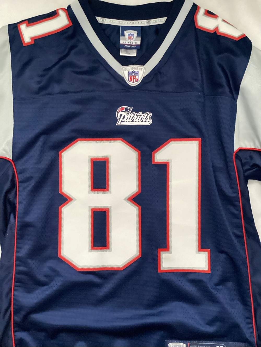 Authentic Reebok Randy Moss New England Patriots NFL Jersey - Picture 5 of 8
